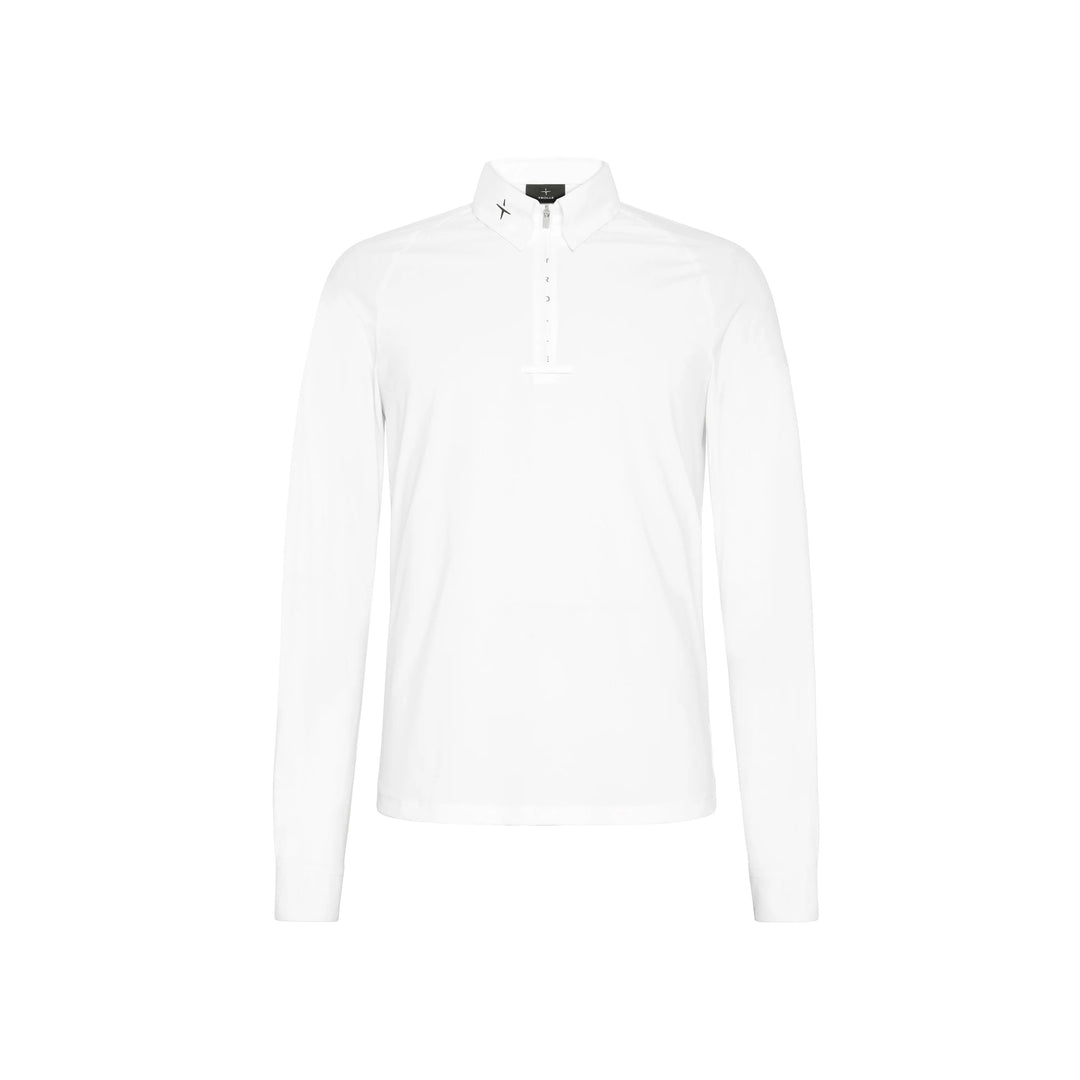 Long Sleeve Competition Polo Male - White