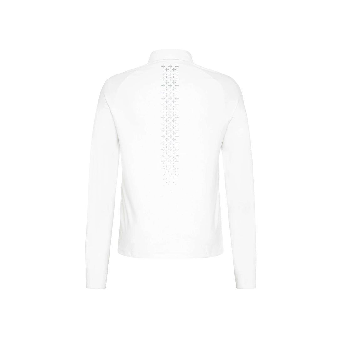 Long Sleeve Competition Polo Male - White