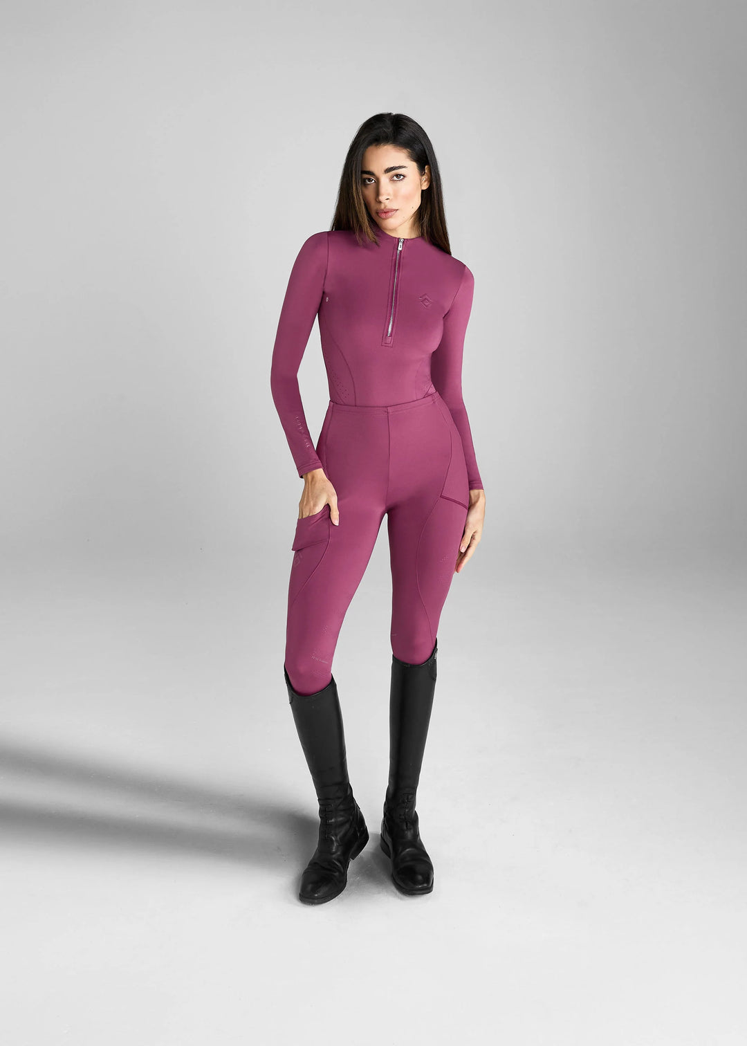 Core leggings knee grip