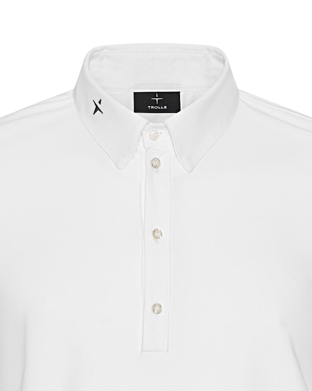 Slim Fit Pique Half Plaquet Shirt Male