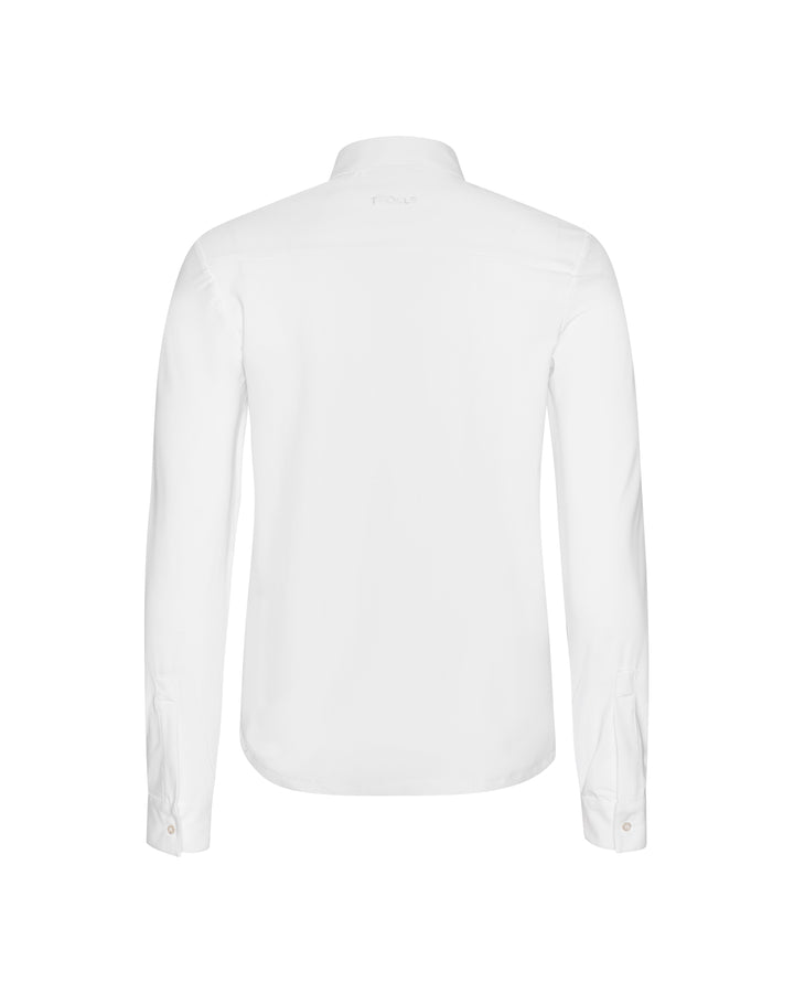 Slim Fit Pique Half Plaquet Shirt Male