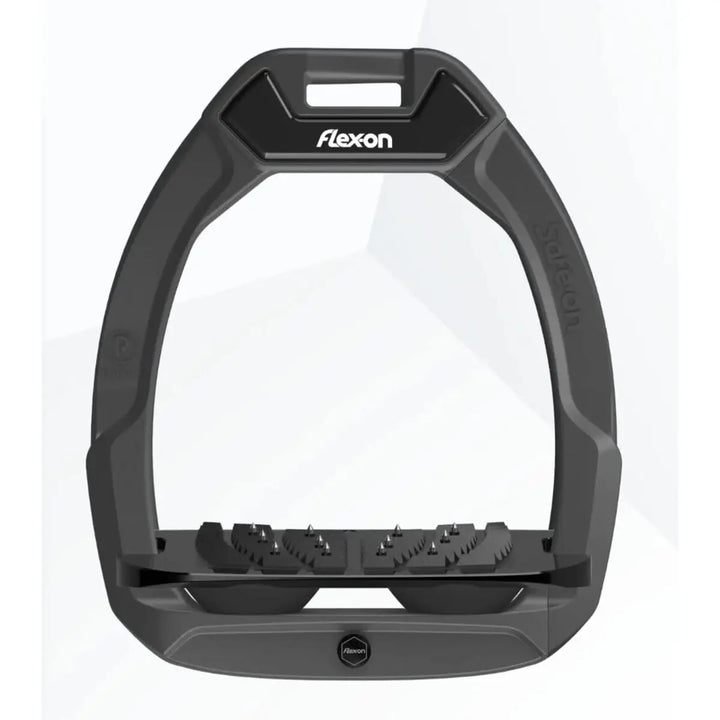 Stirrups Safe-On IUG with Black Platform - Dark Grey / Black / Black