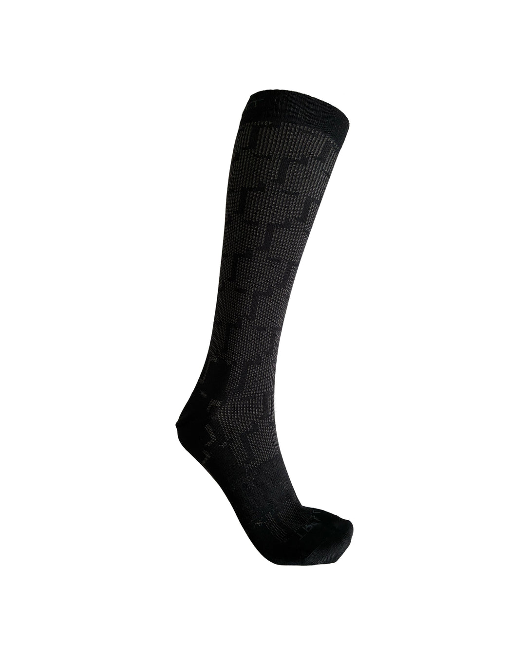 T-Pattern Riding Sock 3 Pack - Black