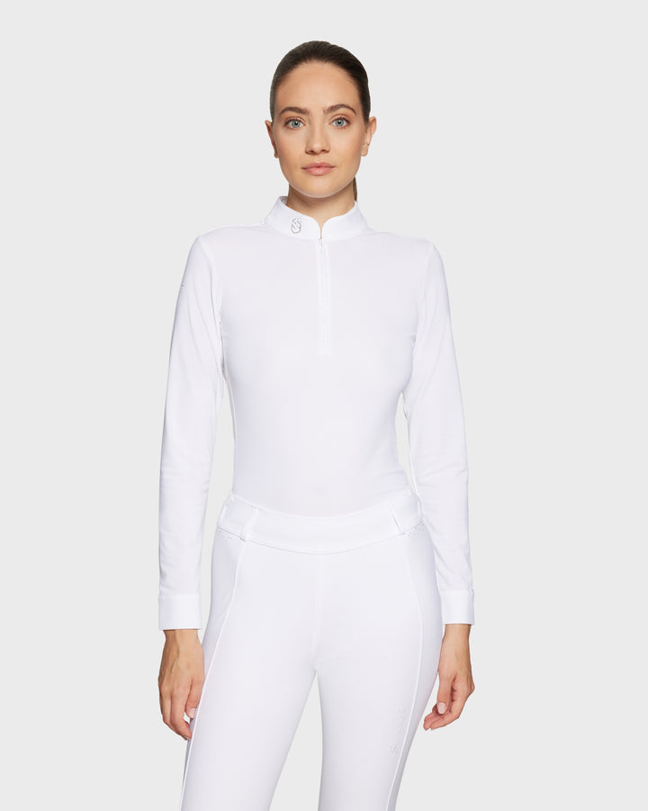 Samshield Aloise Long Sleeve Competition Shirt - White