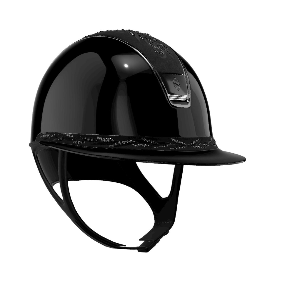 Custom Miss Shield 2.0 Helmet - Flower Swarovski