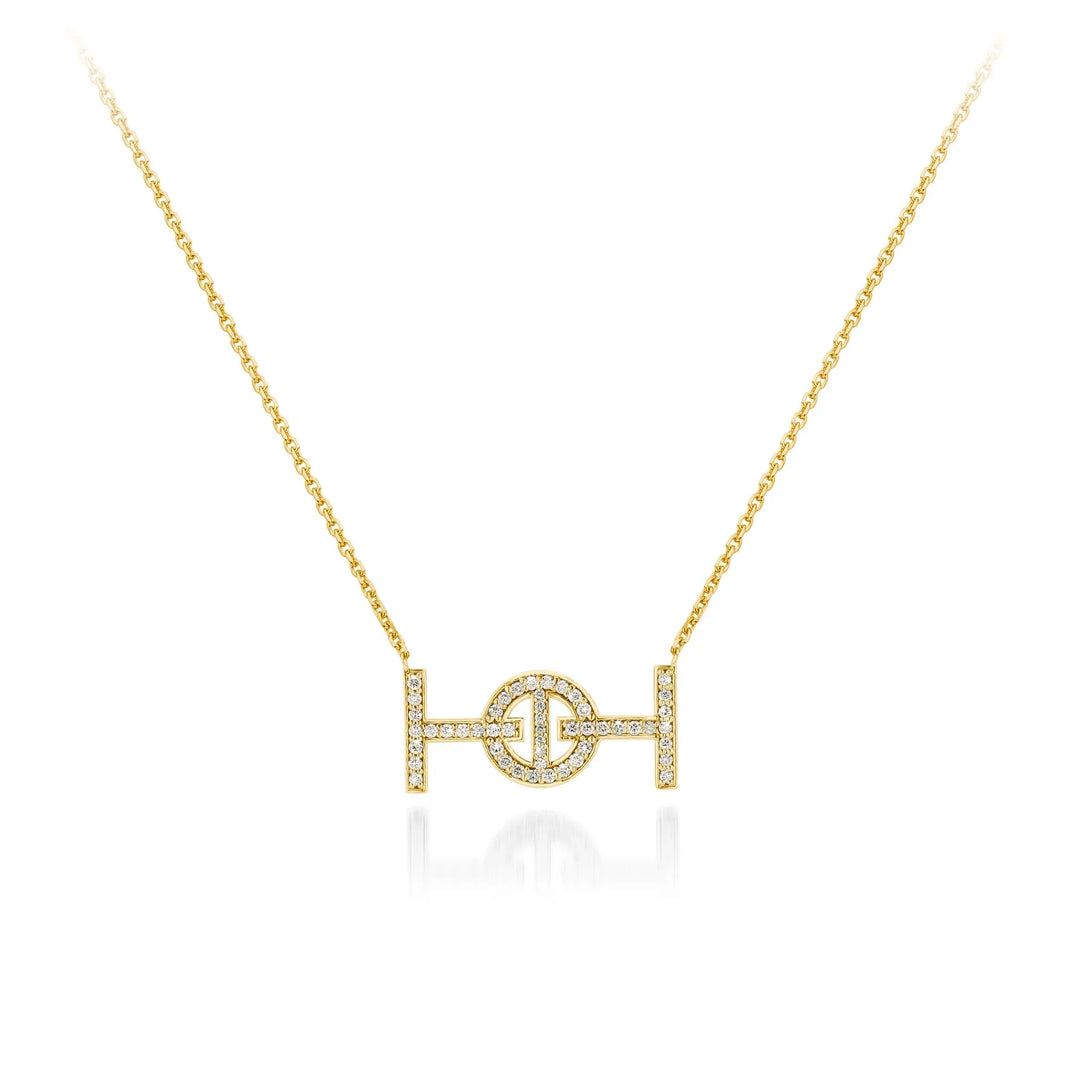 Challenge Necklace with White Diamonds