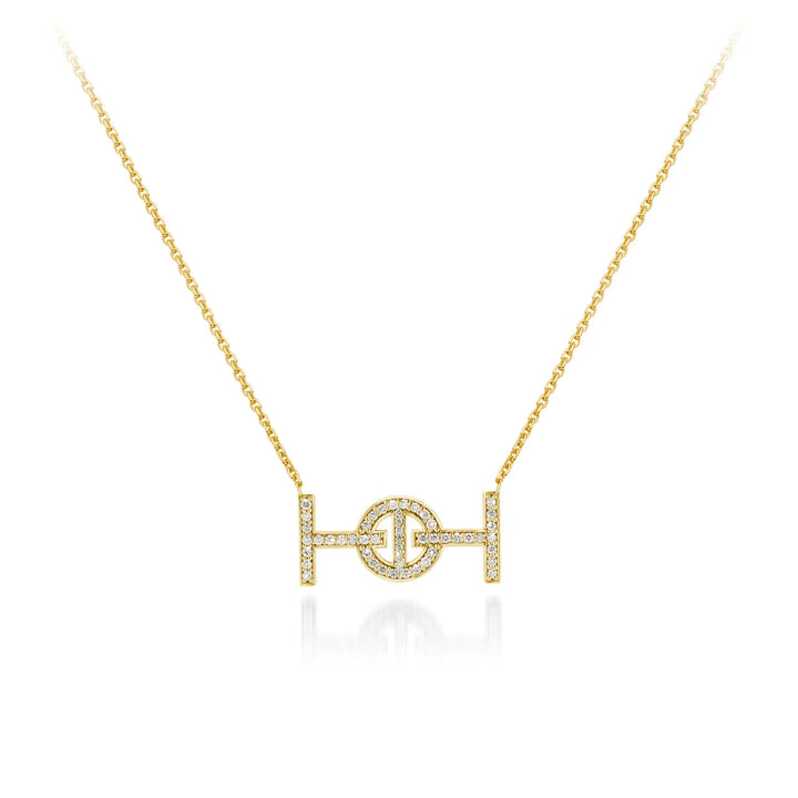 Challenge Necklace with White Diamonds