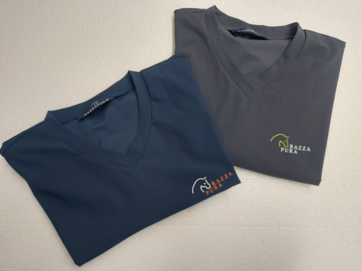 T-shirt short sleeves V neck
