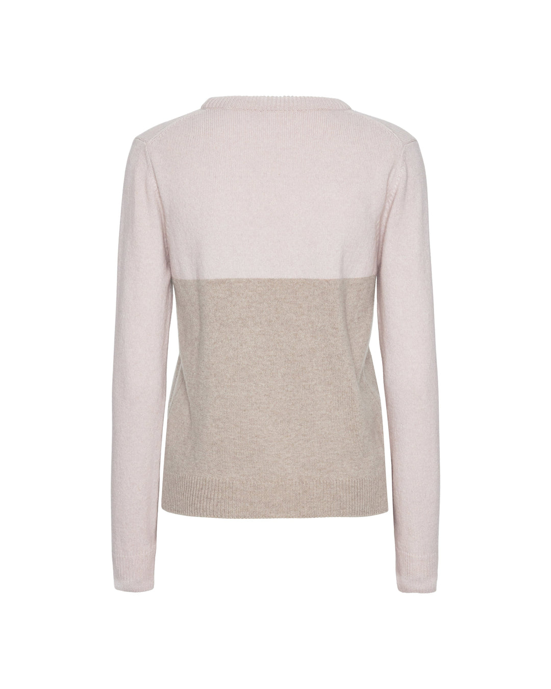 Cashmere & Wool Star Logo Crew Sweater - Sand / Sand