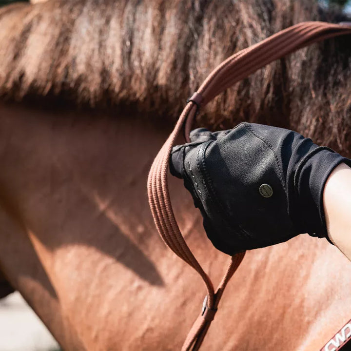 Contact loop web reins