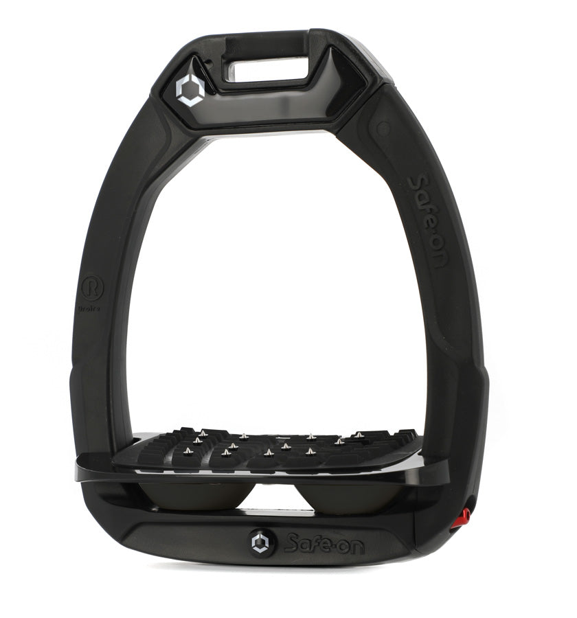 Stirrups Safe-On IUG with Black Platform - Black / Black / Black