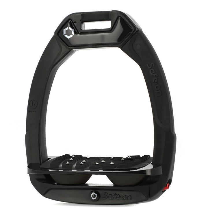 Stirrups Safe-On IUG with Black Platform - Black / Black / Black