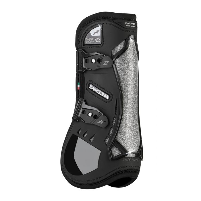 Carbon chic tendon boots