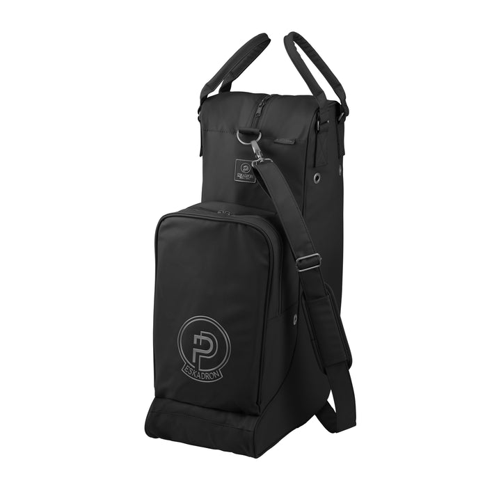 Boot & Helmet Bag FAUX LEATHER PLATINUM