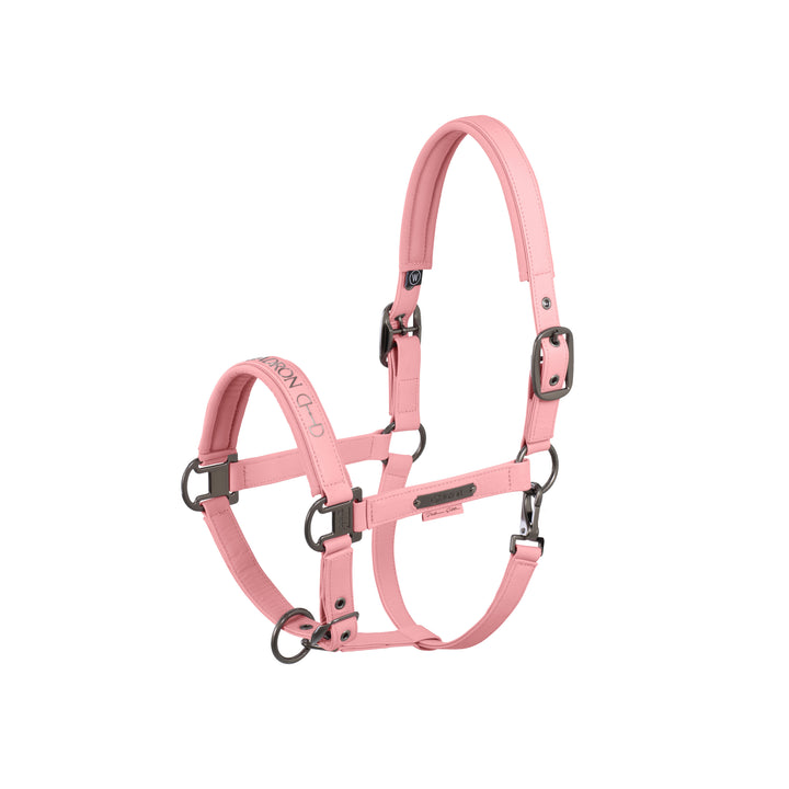 Halter FAUX LEATHER DOUBLE PIN PLATINUM