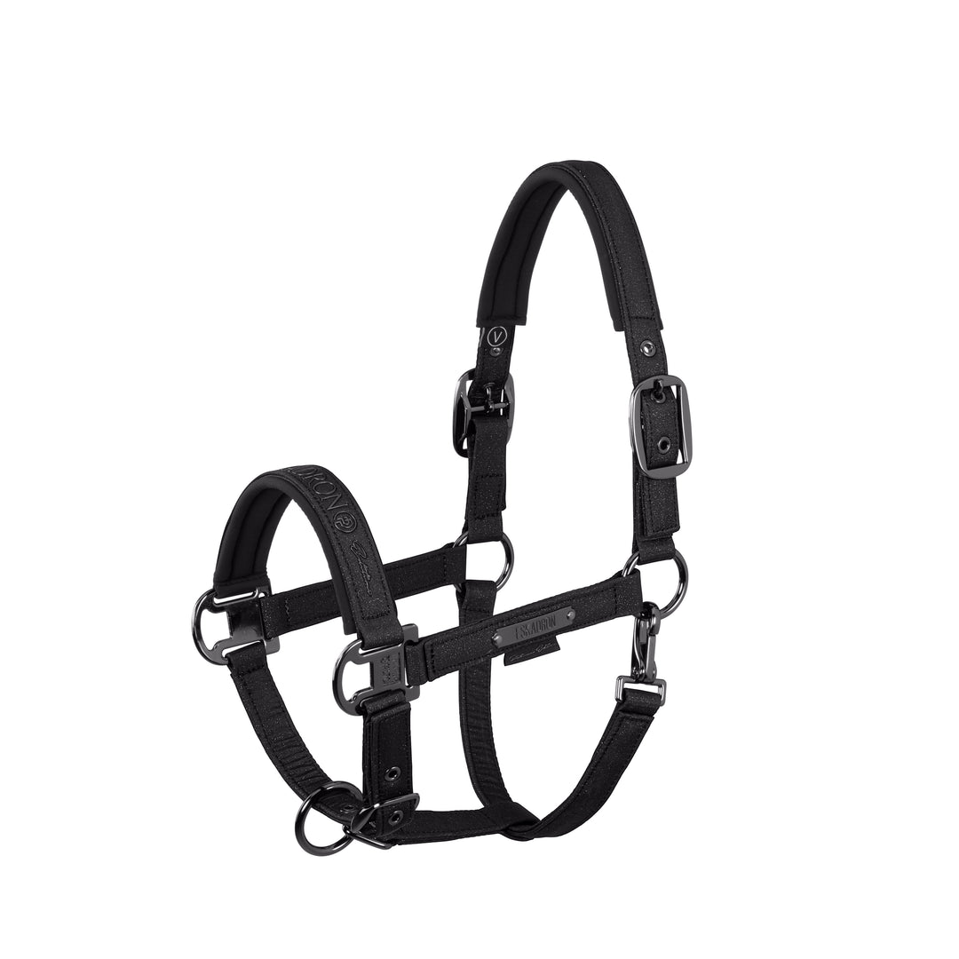 Headcollar Sparkle Double Pin Platinum 26