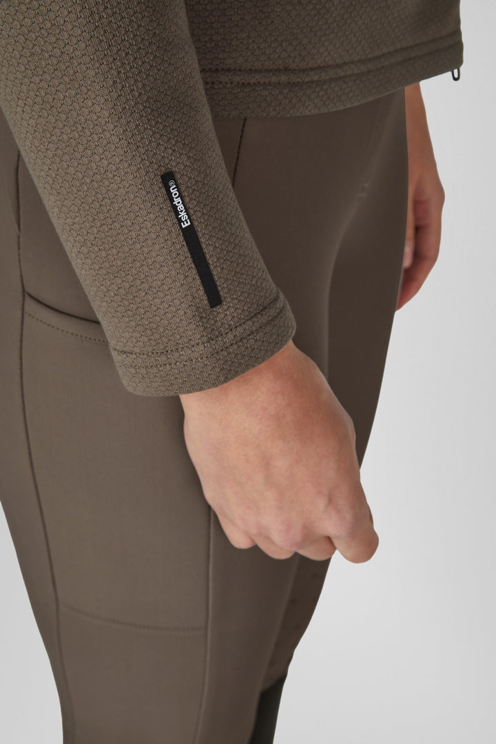 Eskadron Shirt Zip Fleece Dynamic - Powdertaupe