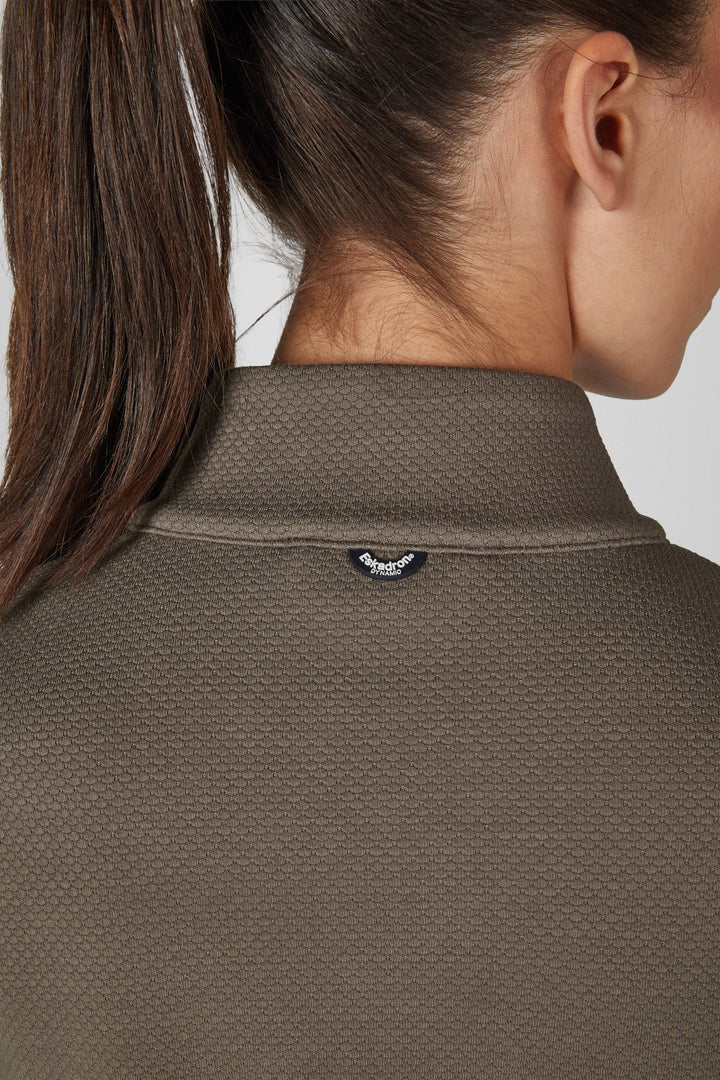 Eskadron Shirt Zip Fleece Dynamic - Powdertaupe