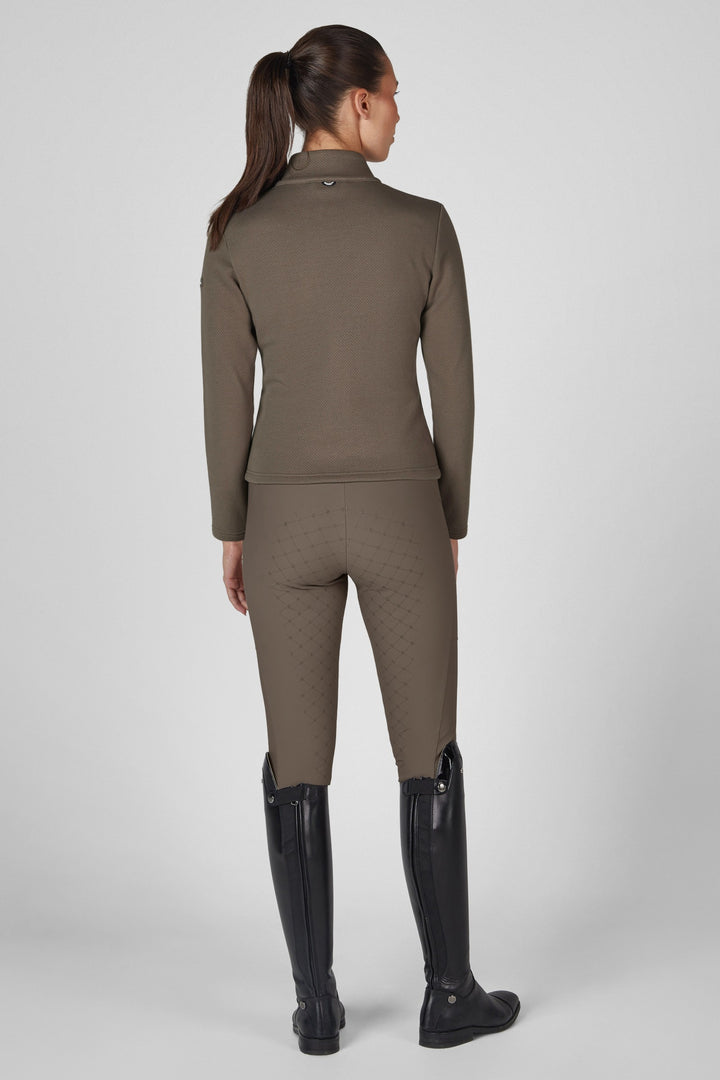Eskadron Shirt Zip Fleece Dynamic - Powdertaupe