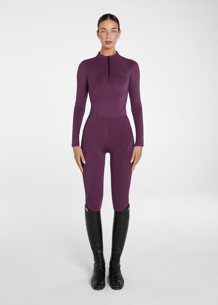 Aztec Diamond Core Base Layer Long Sleeves Plum