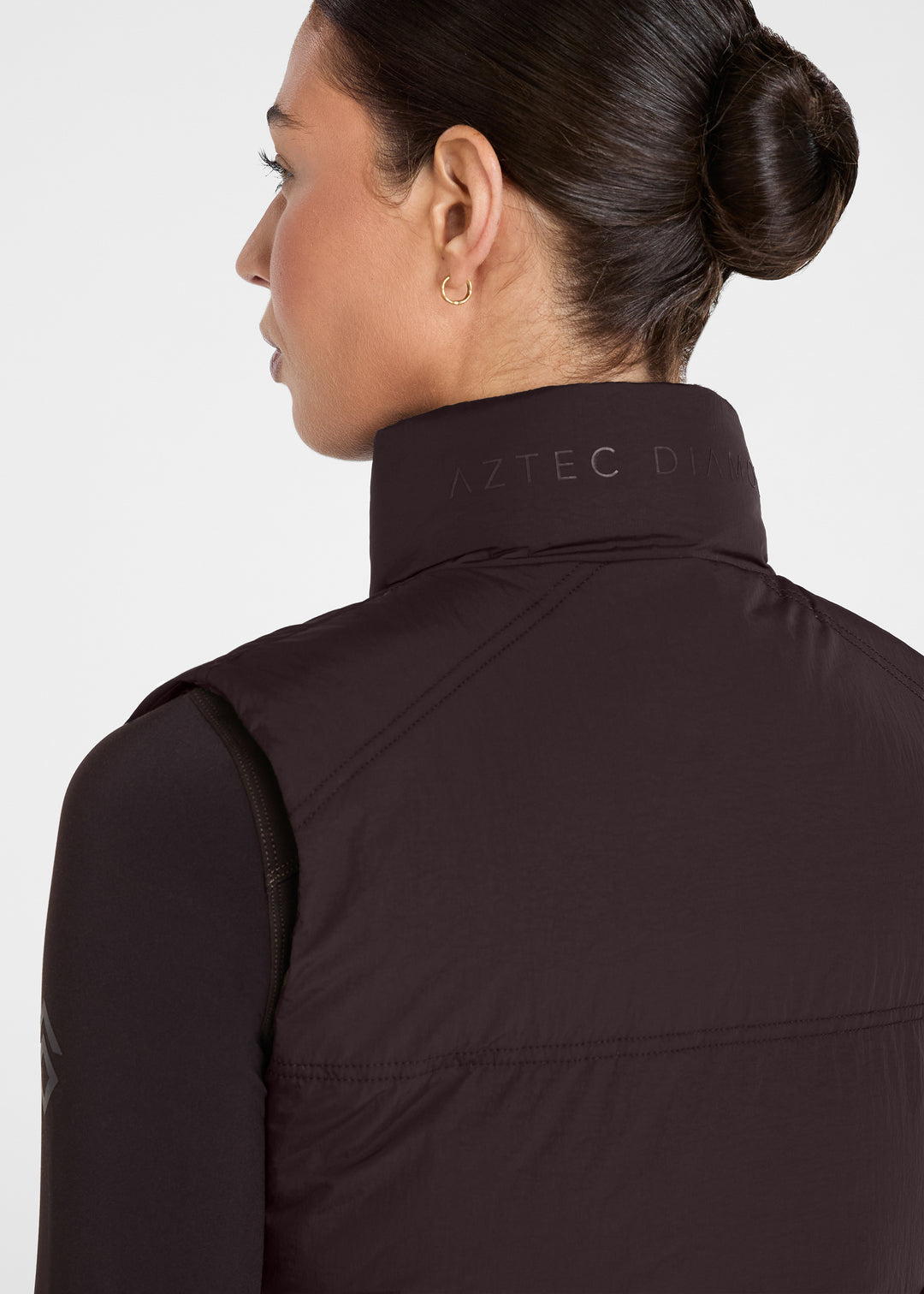 Aztec Diamond Core Mid-layer Gilet Espresso