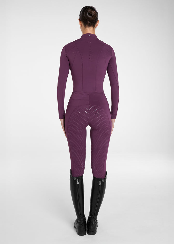Aztec Diamond Core Base Layer Long Sleeves Plum