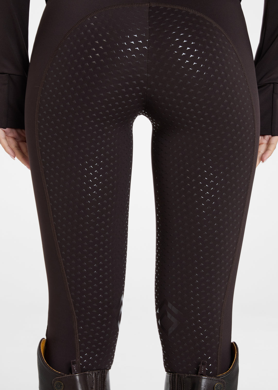 Aztec Diamond Core Leggings Full Grip Espresso