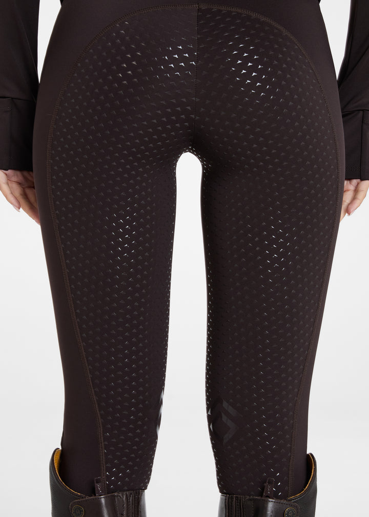 Aztec Diamond Core Leggings Full Grip Espresso