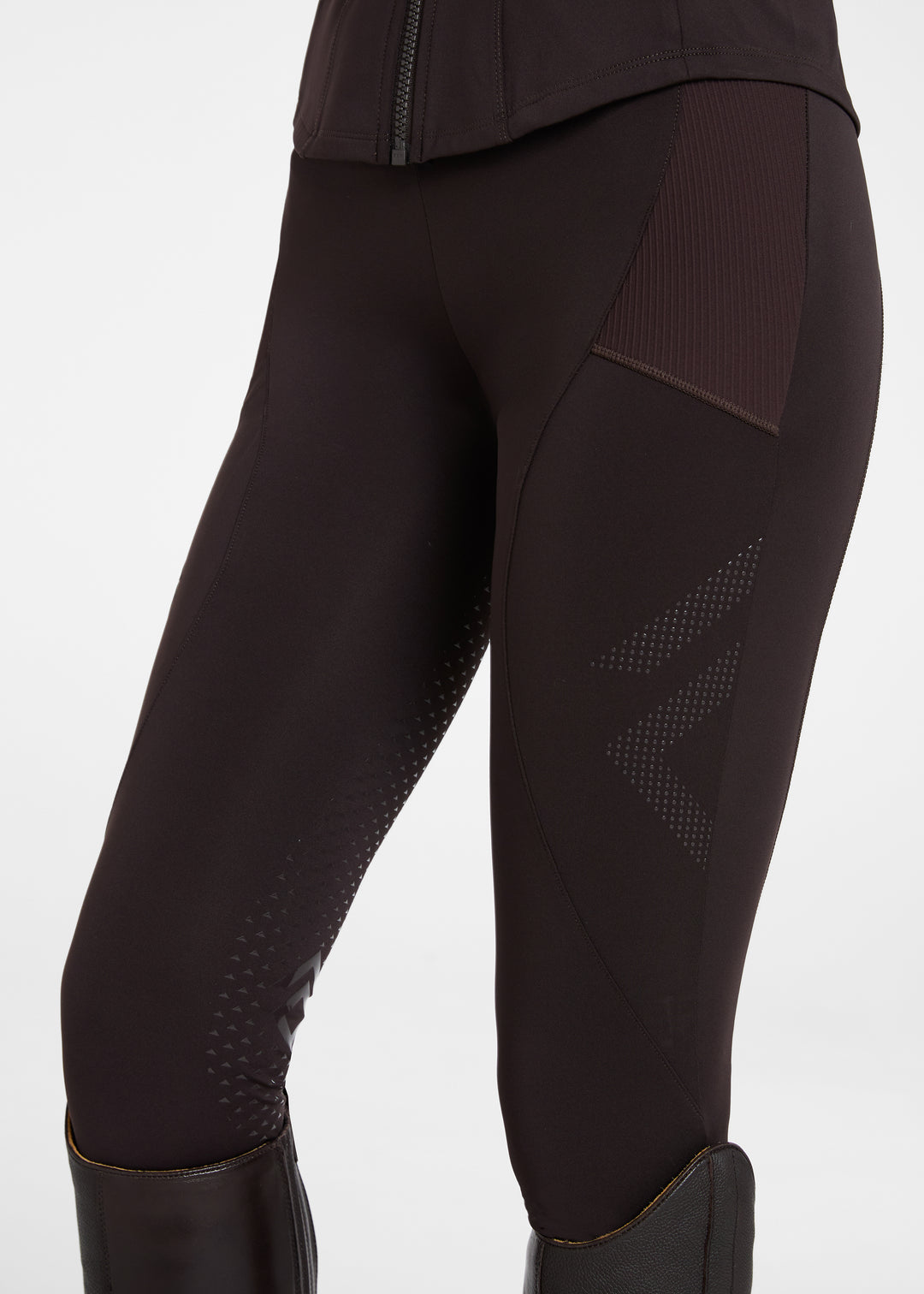Aztec Diamond Core Leggings Full Grip Espresso