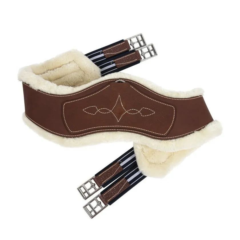 Sheepskin girth liner