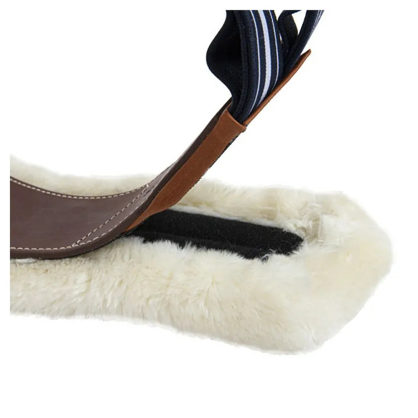 Sheepskin girth liner