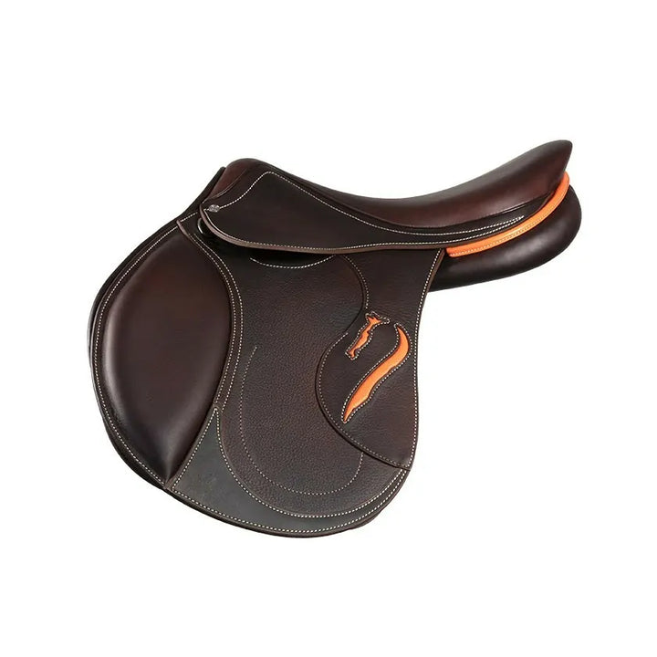 Contact saddle with calfskin leather