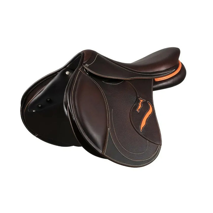 Contact saddle with calfskin leather