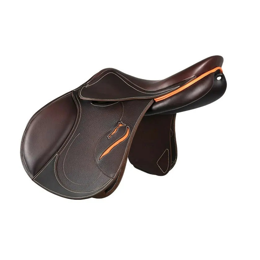 Contact saddle with calfskin leather