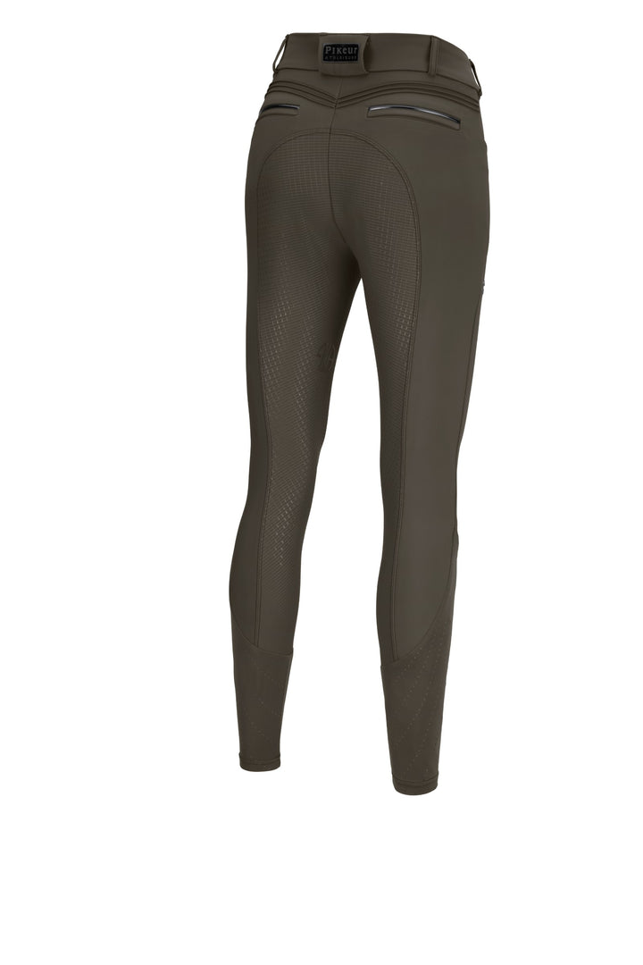 Pikeur Ceelina Matrix GripTec Fullgrip Highwaist - Deep Khaki