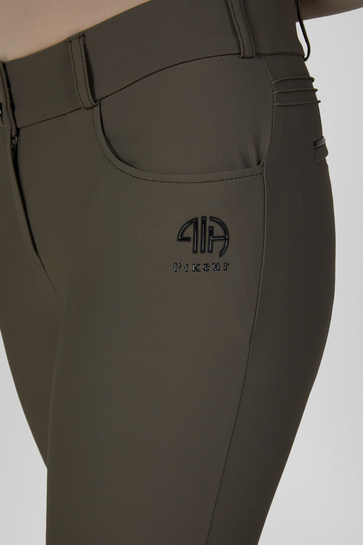 Pikeur Ceelina Matrix GripTec Fullgrip Highwaist - Deep Khaki