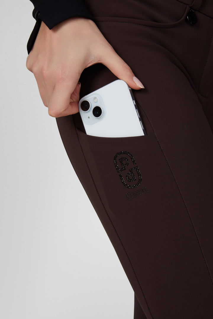 Pikeur Cantira Matrix GripTec Fullgrip Highwaist - Chocolate Brown