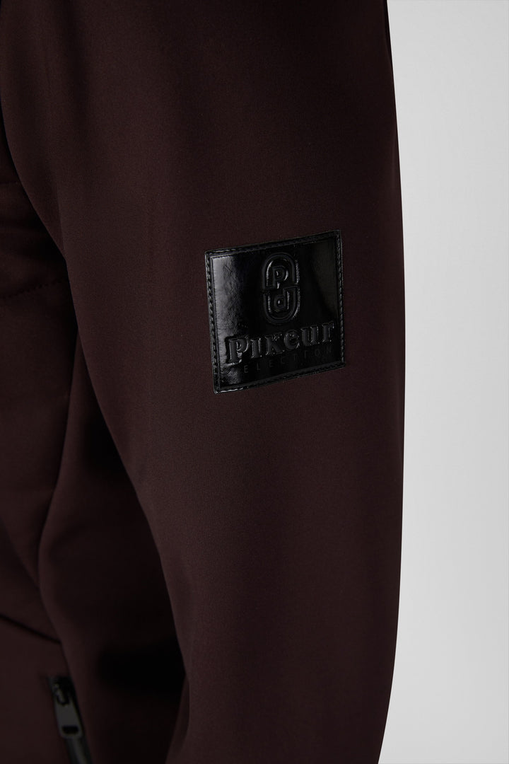 Pikeur Quiltshield Fleece Quilted Fleece Jacket - Chocolate Brown