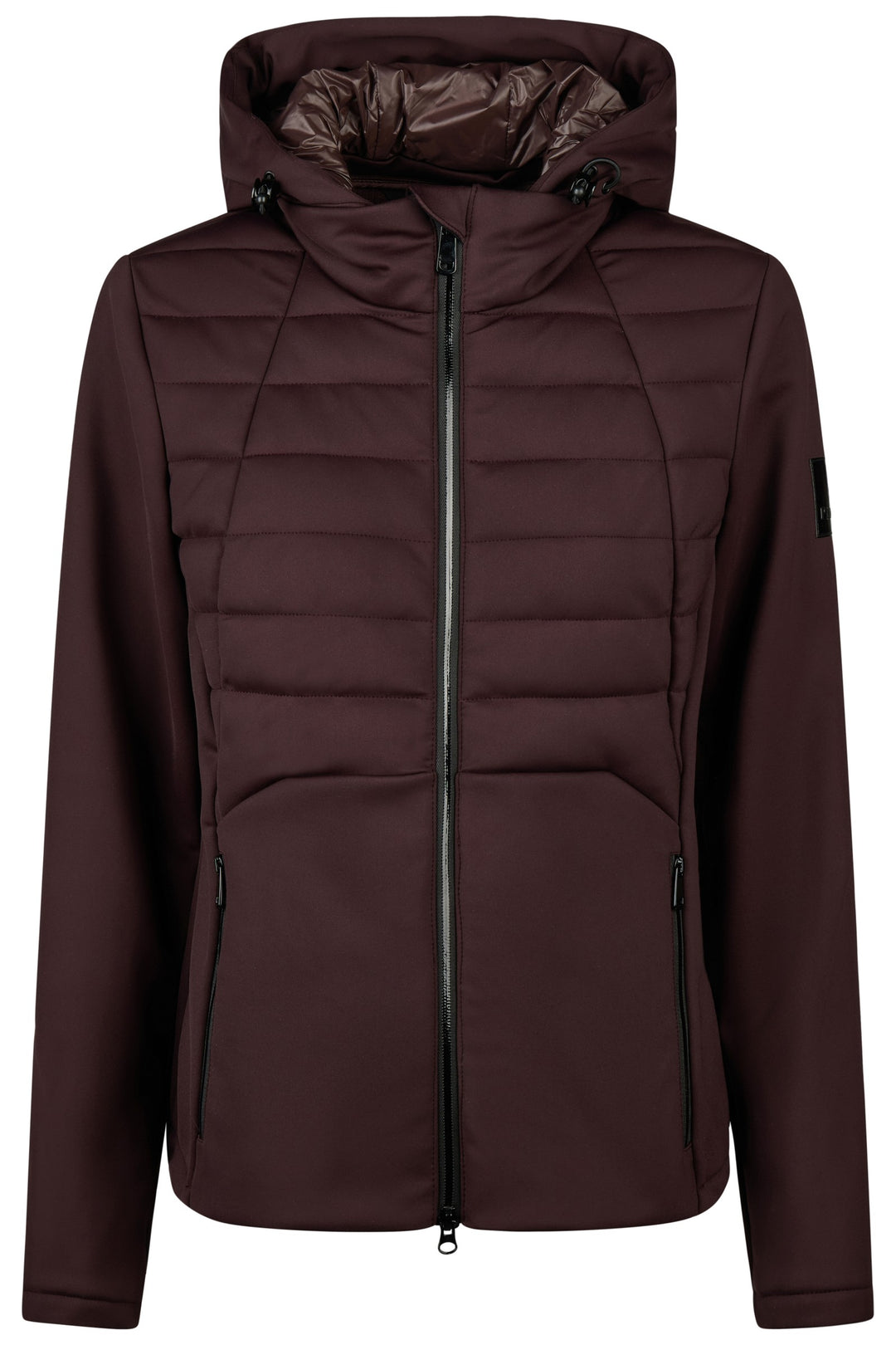 Pikeur Quiltshield Fleece Quilted Fleece Jacket - Chocolate Brown