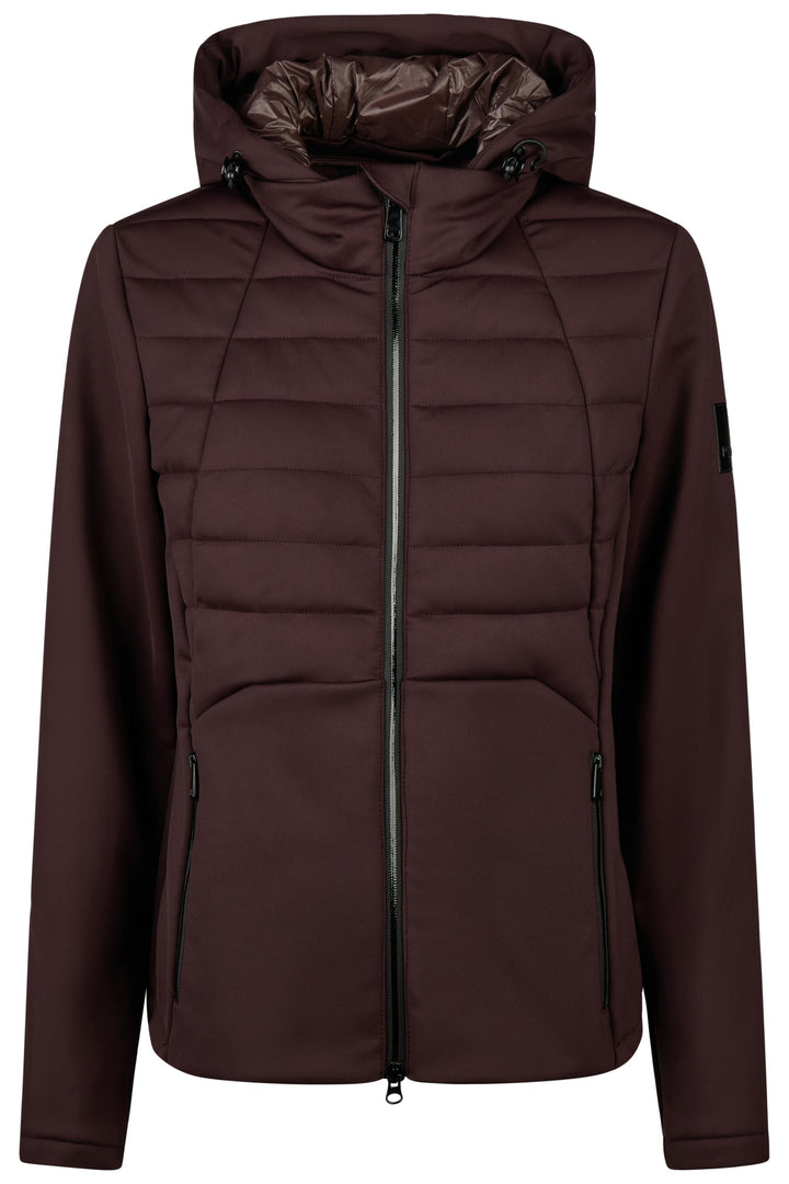 Pikeur Quiltshield Fleece Quilted Fleece Jacket - Chocolate Brown