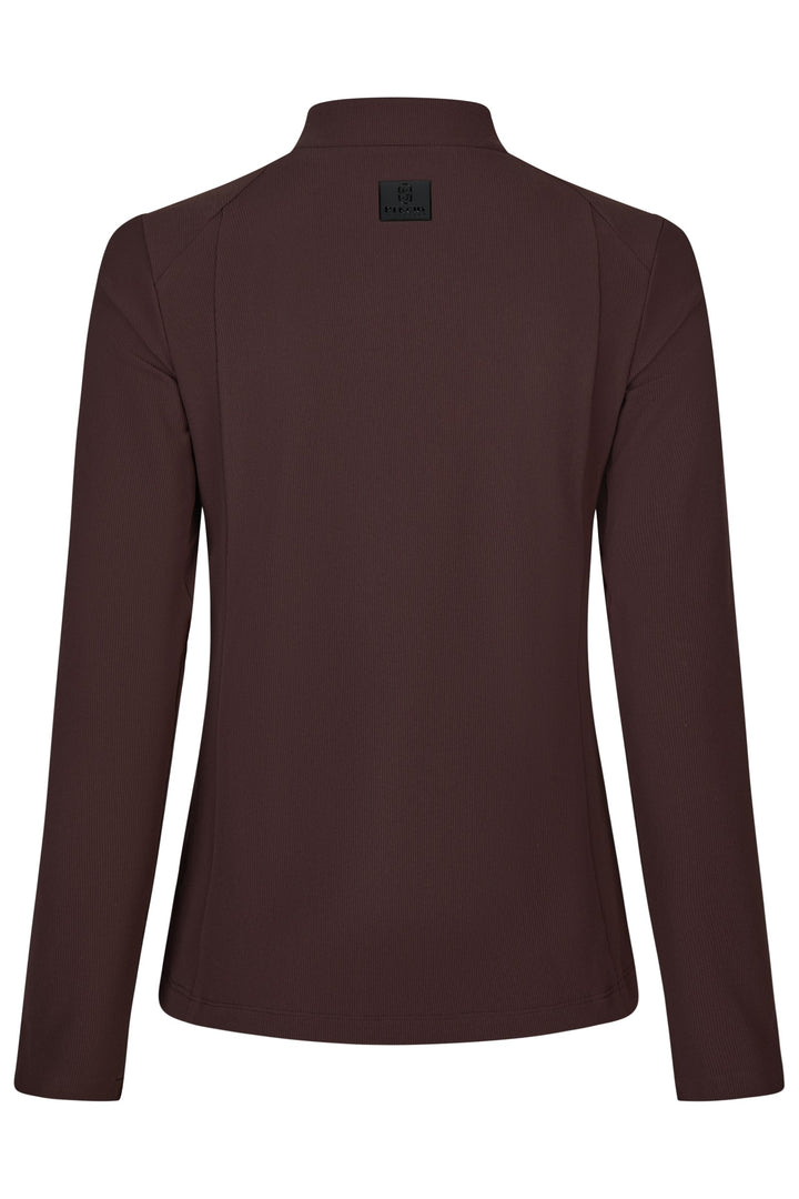 Pikeur Zip Rip Shirt Function Zip Shirt - Chocolate Brown