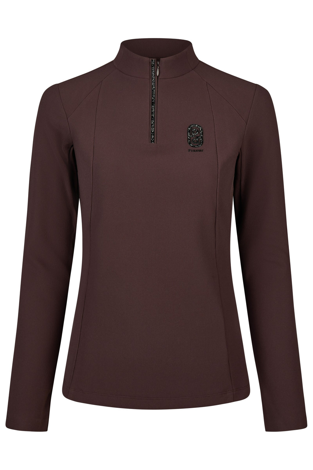 Pikeur Zip Rip Shirt Function Zip Shirt - Chocolate Brown