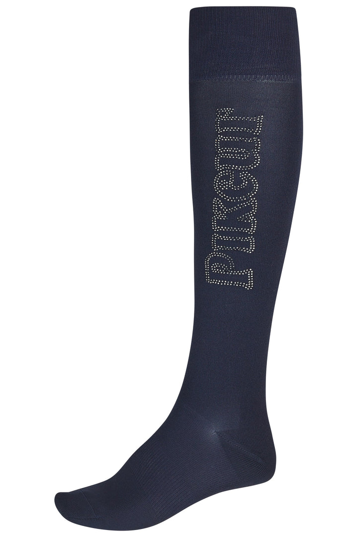 Pikeur Knee Socks Studs Women's Riding Socks - Nightblue