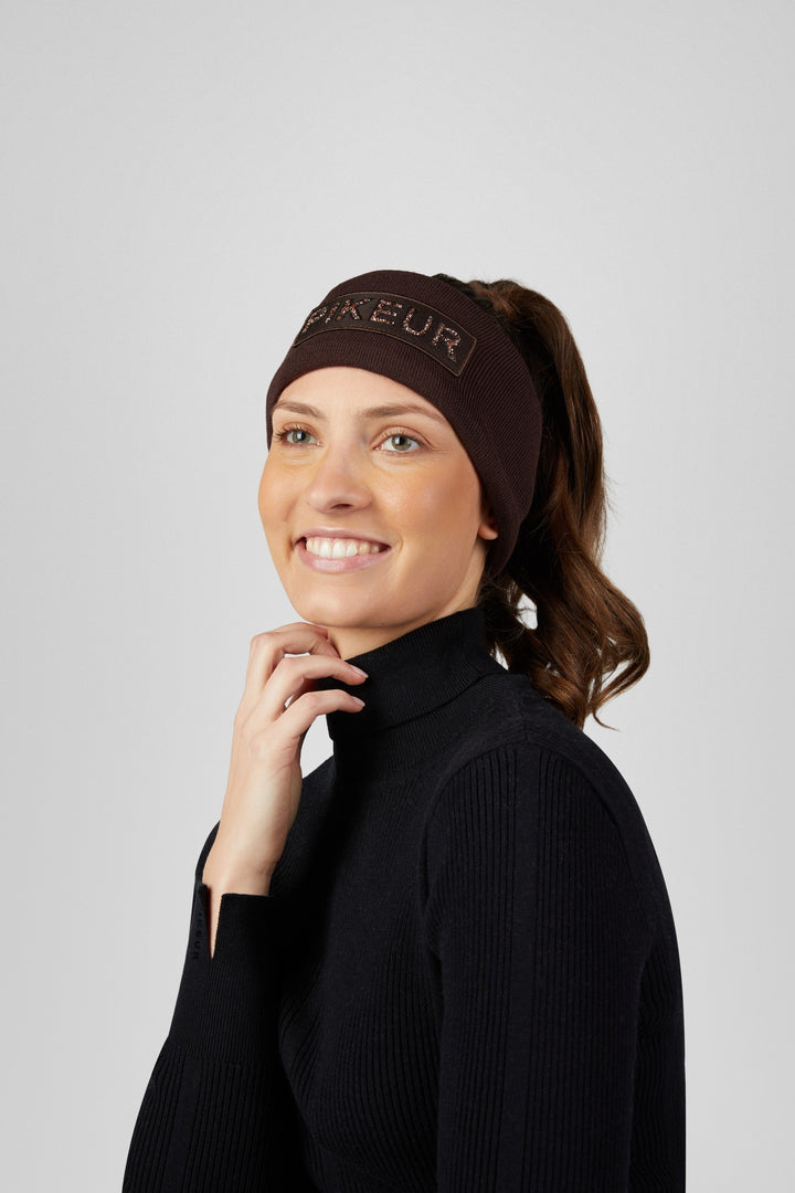 Pikeur Cotton Headband Women's Headband - Chocolate Brown