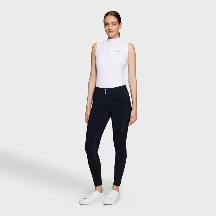 Samshield Clara Full Grip Breeches - Navy Blue