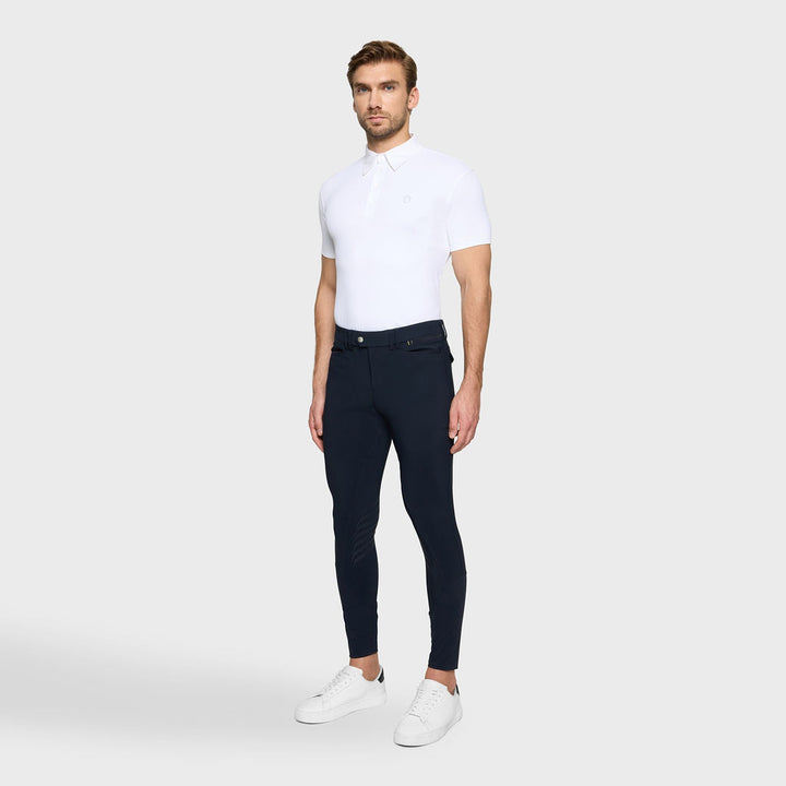 Samshield Marceau 2.0 Knee Grip Breeches - Navy Blue