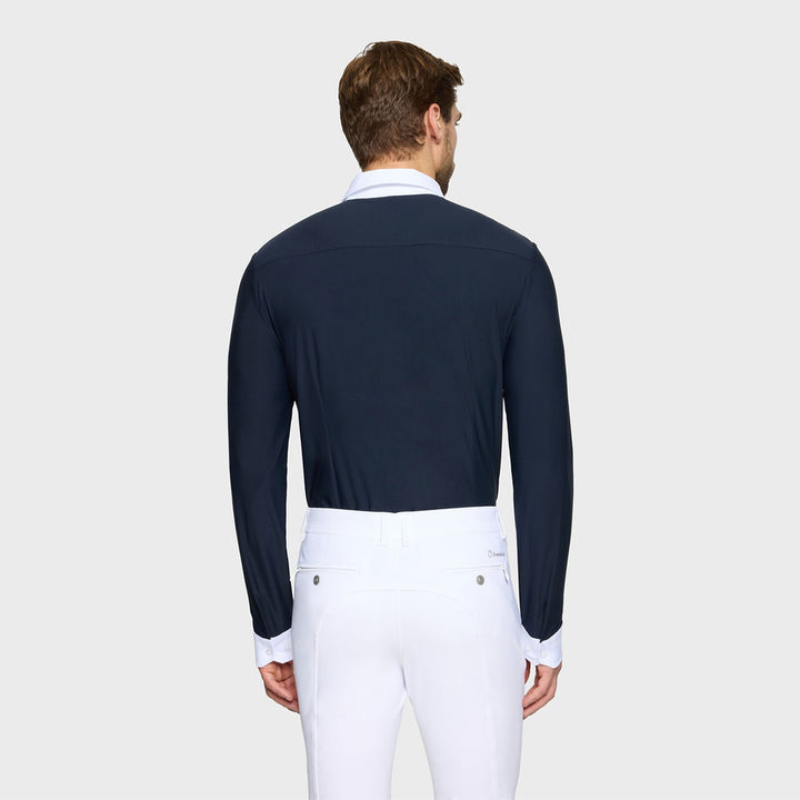 Samshield Smith Long Sleeve Competition Shirt - Navy Blue