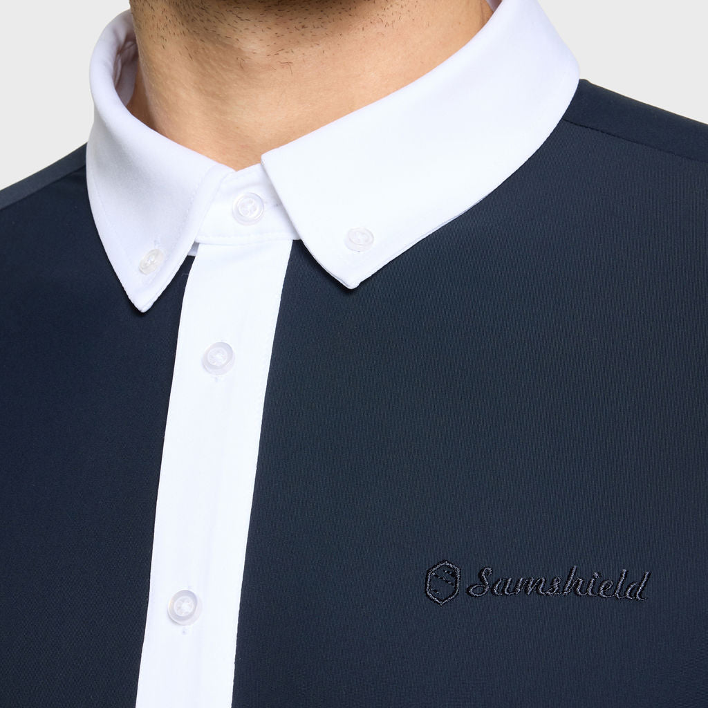 Samshield Smith Long Sleeve Competition Shirt - Navy Blue
