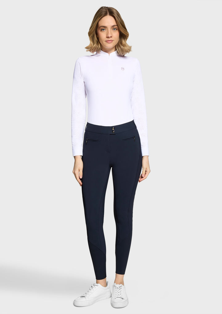 Samshield Omega Knee Grip Breeches - Navy Blue