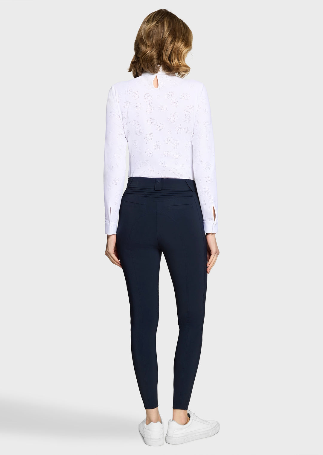Samshield Omega Knee Grip Breeches - Navy Blue